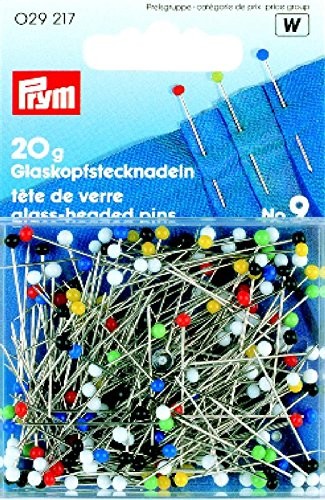 Prym 0,60 X 30 MM 20 G nr 9, Glass Headed Pins PRYM_029217