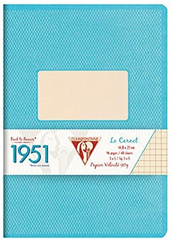 Clairefontaine 195746 °C A5 Collection 1951 z podszewką, notebook  turkusowy 195746C