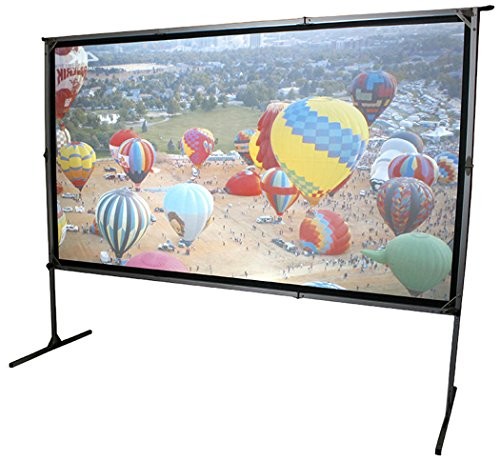 Elite Screens OMS120H2-Dual Mobile ogrodowy na płótnie Yard Master 2 Dual 266 Outdoor projection screen Czarny OMS120H2-DUAL