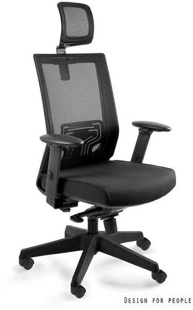 Unique Nez Fotel biurowy czarny W-879K-MESH31 odbiór osobisty Kraków Warszawa 29-Innych-Miast X70W879KMESH31