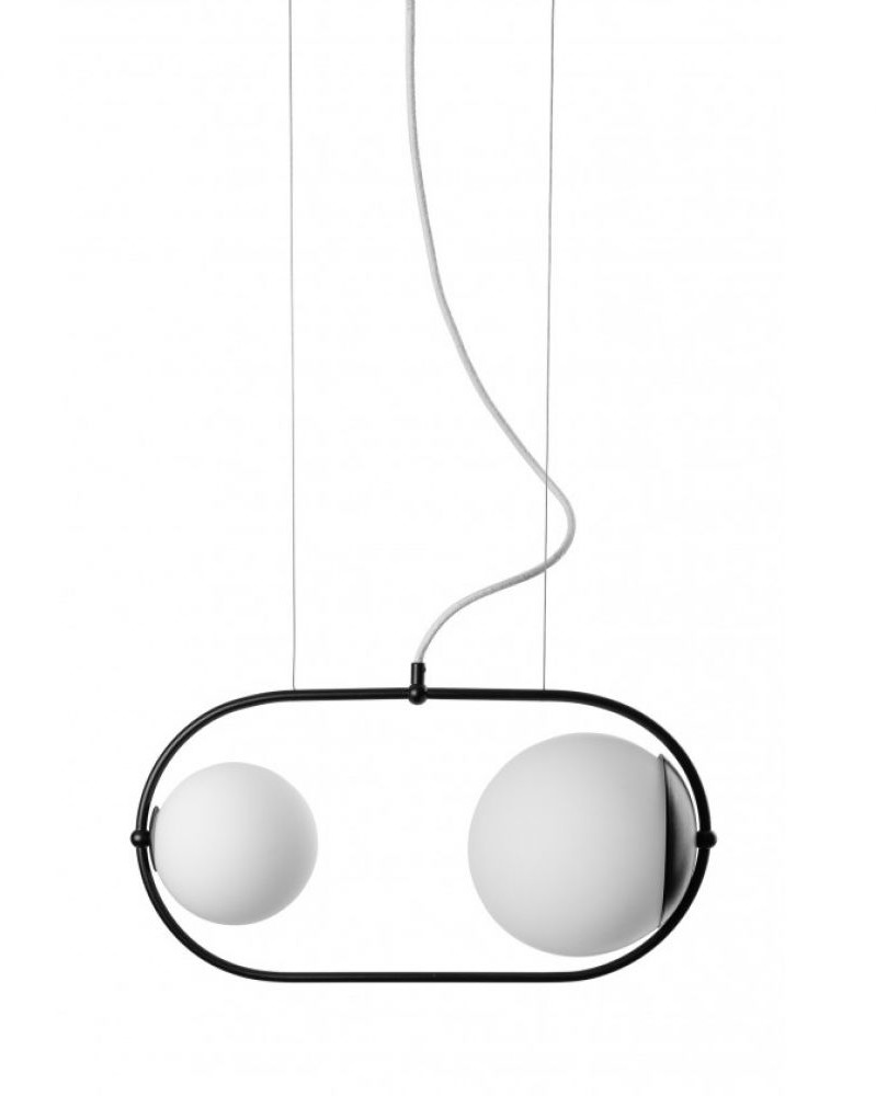 Ummo Lampa sufitowa wisząca Koban A KOA222P0) Ummo oplot poliestrowy czarny KOA222P0