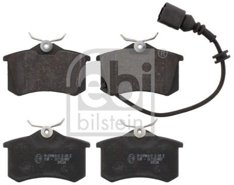 FEBI Zestaw klocków hamulcowych, hamulce tarczowe FEBI 16639