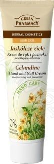 Green Pharmacy Hand Care Celandine nawilĹźajÄcy krem ochronny do rÄk i paznokci 0% Artificial Colouring 100 ml