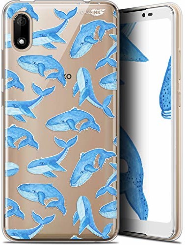 Wiko Caseink Etui ochronne do Y70, ultracienkie, motyw: wieloryb CRYSPRNTY70WHALES