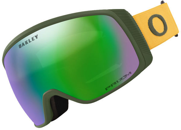 Oakley Flight Tracker XM Dark Brush Mustard wPrizm Jade męskie okulary snowboardowe 90054044