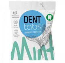 Dent Tabs Tabletki do czyszczenia zębów bez fluoru 125 szt