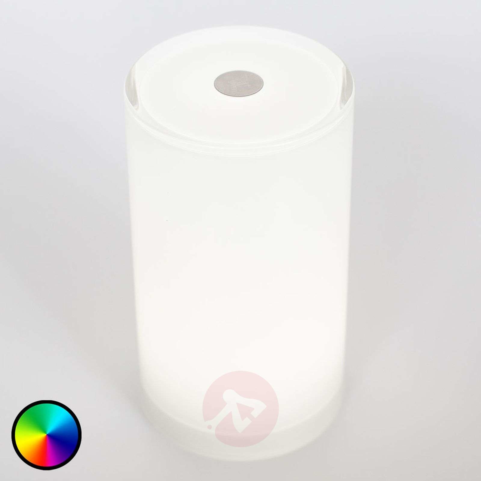 Smart&Green Bezprzewodowa lampa stołowa Tub, aplikacja, RGBW