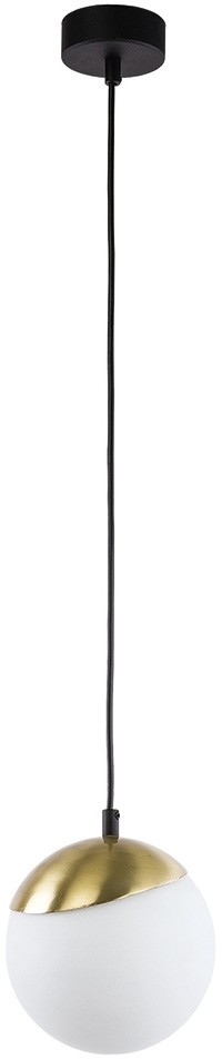 Jupiter 1718 - Żyrandol na lince SANTA 1xE14/40W/230V mosiądz