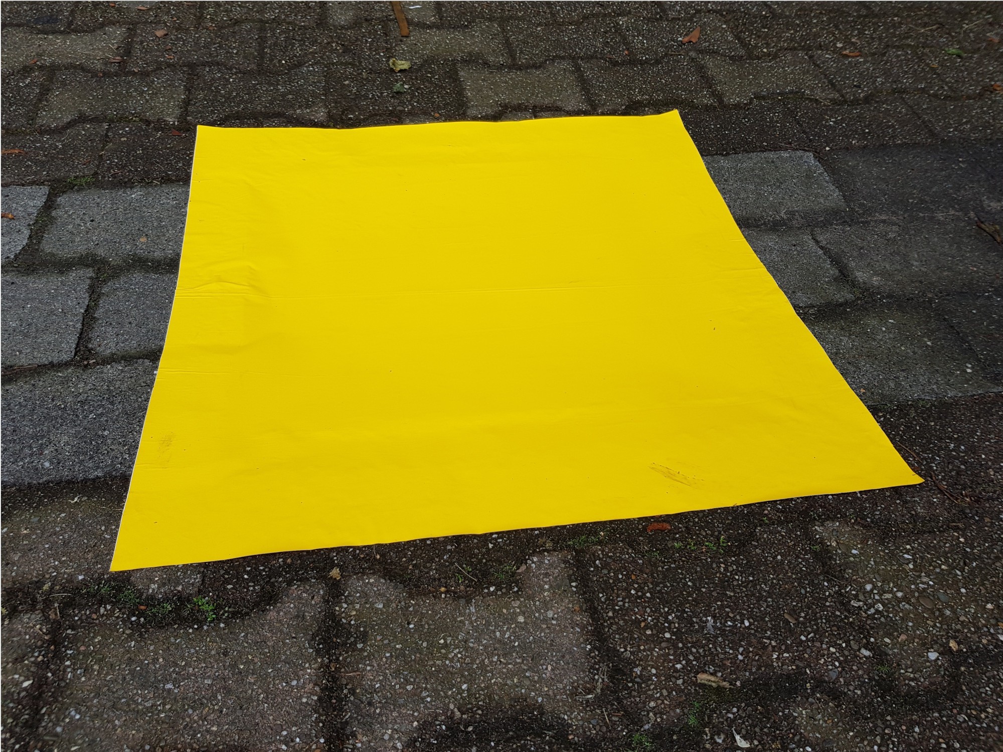 ROMOLD Jednorazowa Osłona Na Studzienkę (90 X 90 Cm) Żółty Kwadratowe