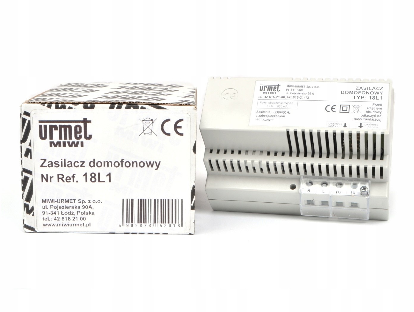 Urmet Zasilacz Domofonowy 18L1 Miwi Analogowy 4+N