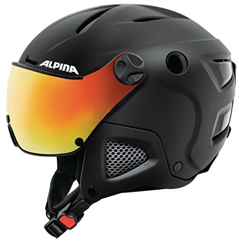 Alpina Attelas Visor Qvm kask narciarski, czarny, 58-62 cm A9090