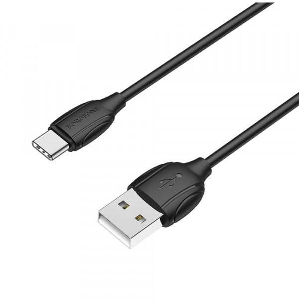 Borofone Kabel BX19 Benefit (USB - USB-C) (1m) 1,3A czarny