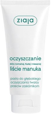 Ziaja Pasta przeciw zaskórnikom do głębokiego oczyszczania twarzy - Manuka Pasta przeciw zaskórnikom do głębokiego oczyszczania twarzy - Manuka