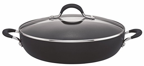 Circulon circulon MOMENTUM 30 cm płaskie rondel 4,3 L  eloksalowane Czarne 84202