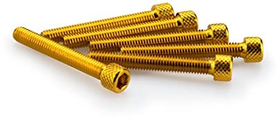 Puig 0370 G blister 6 śrub, M6, 245 mm, złoty 0370G