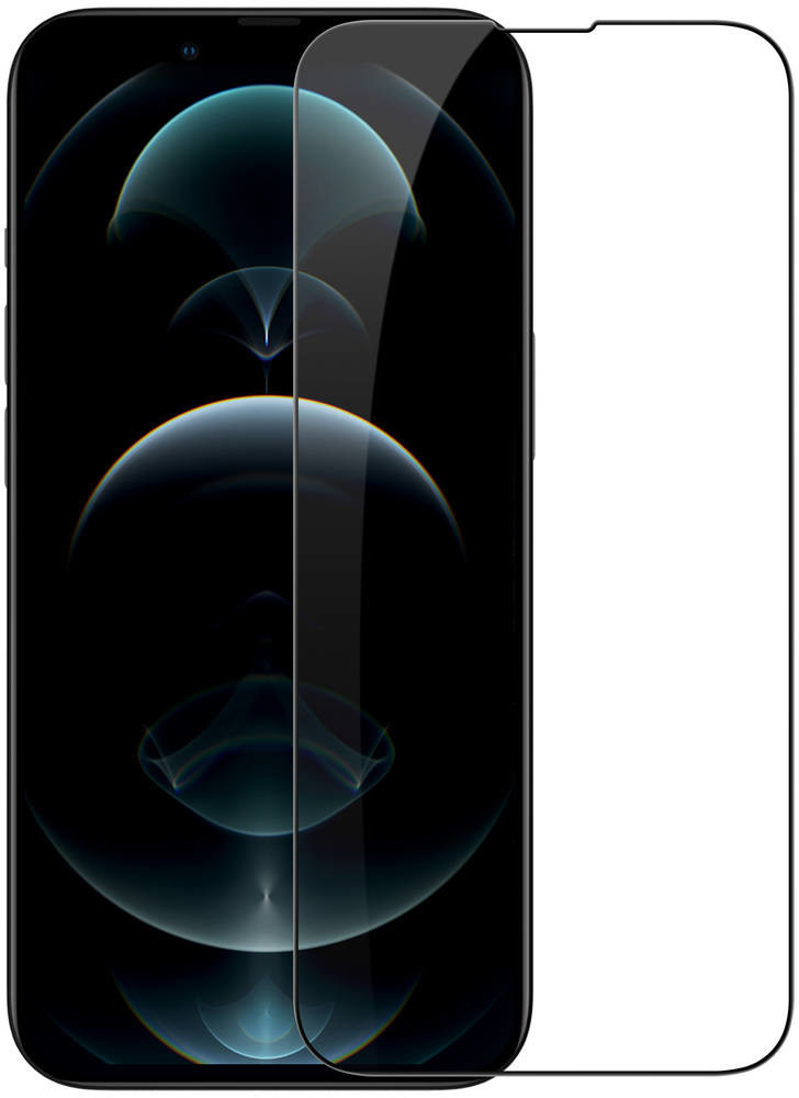 Nillkin CP+PRO ultracienkie szkło hartowane na cały ekran z ramką 0,2 mm 9H iPhone 13 mini czarny hurtel-75210-0