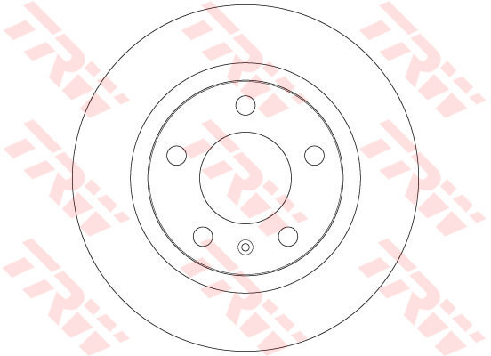 TRW Tarcza hamulcowa DF6339