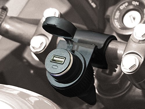 BC Battery Controller BC battery Controller 710-s12usb wodoszczelne bordsteck puszka/Gniazdo zapalniczki samochodowej z mocowanie na kierownicę do motocykla z USB-Adapter 5 V 710-S12USB