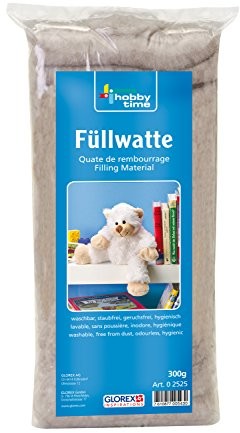 BioLife Glorex Glorex 0 2525 wata wypełniająca beżowa 300 g materiał wypełnienia ze 100 poliestru bardzo duża siła naciągania nie na kurz nadaje się do prania bezzapachowa i higieniczna 0 2525