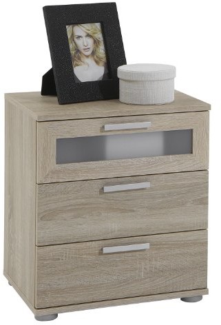 Unbekannt FMD meble 616  002 konsola nocna Jack 2 około 45 x 53.5 x 38 cm, dąb 616-002