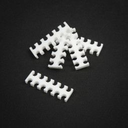 King Mod Services Mod Services Grzebień 12-gniazdowa 4 mm duża biała zestaw 5 szt ZUUV-120