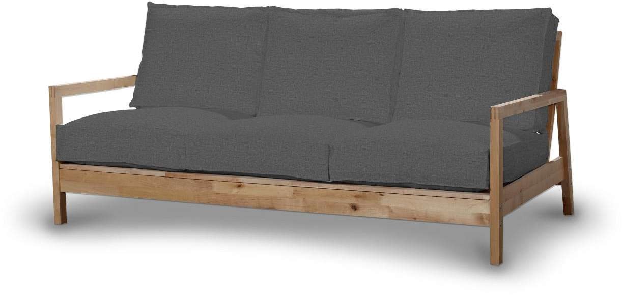 Dekoria pl pl Pokrowiec na sofę Lillberg 3-osobową nierozkładaną grafit Sofa Lillberg 3-osobowa Edinburgh 626-115-77