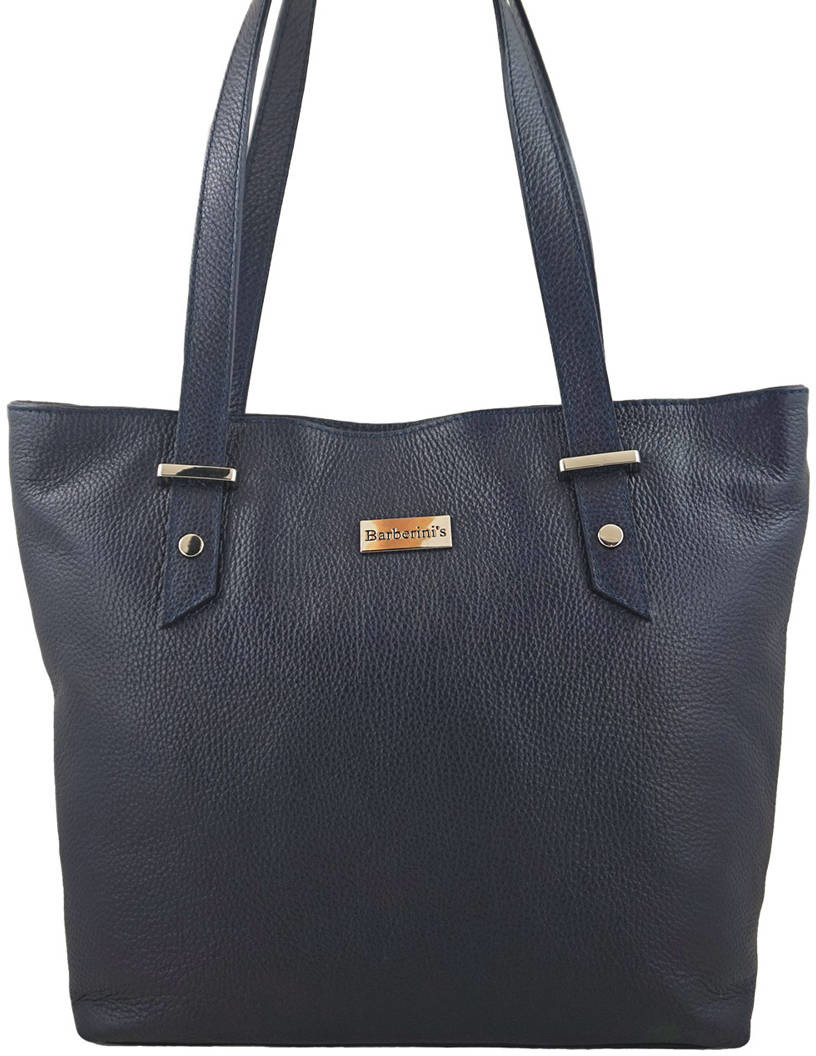 Barberini's Shopper bag - duże torebki miejskie - Granatowe 923-4