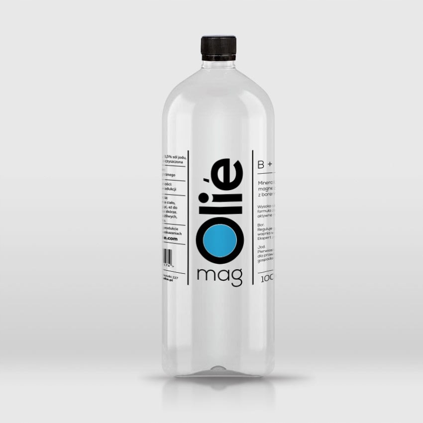 Oliwka Magnezowa 32% z Borem i Jodem. 1000 ml. M-o