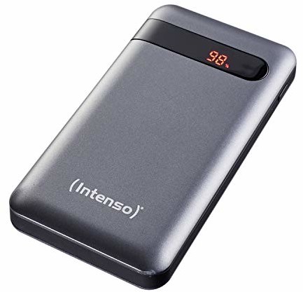 Intenso Powerbank  zewnętrzny akumulator z funkcją Power Delivery & Quick Charge 3.0, 10 000 mAh, czarny