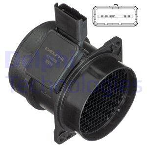 DELPHI Przepływomierz masowy powietrza AF10370-12B1 AF10370-12B1