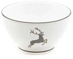 Gmundner Keramik Gmundner ceramika manufaktura 0319safr14 szarą jeleń miseczka na musli, duża, średnica 14 cm 0319SAFR14