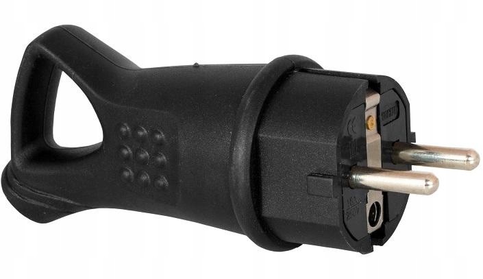 97 Wtyczka Gumowa 16A 230V IP44 z uchwytem Zarbon