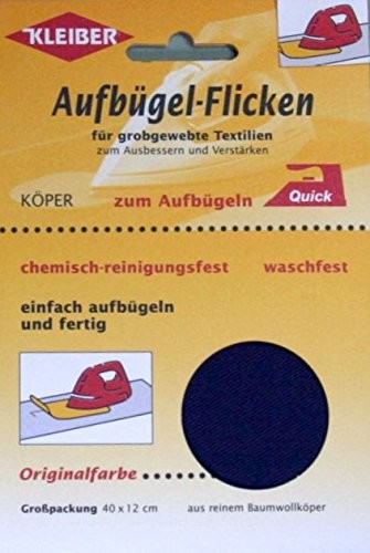 Kleiber wprasuj łatek naprawy stałej materiału skośny, 40 x 12 cm, różne kolory 330-05