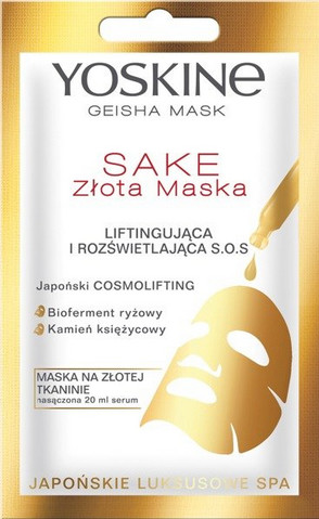 Yoskine YOSKINE Sake Złota maska liftingująca i rozświetlająca S.O.S 20ml 99873-uniw