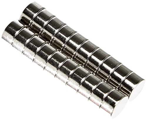 first4magnets First4magnets F643-25 6 mm średnica x 3 mm grubszy magnes neodymowy N42-0,9 kg siła przyciągania, opakowanie 25 sztuk F643-25