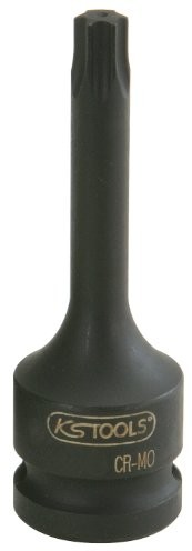 KS Tools 911.0915 1/2 cala bit do śrub TX-klucz nasadowy, długie siły, T30 4042146043981