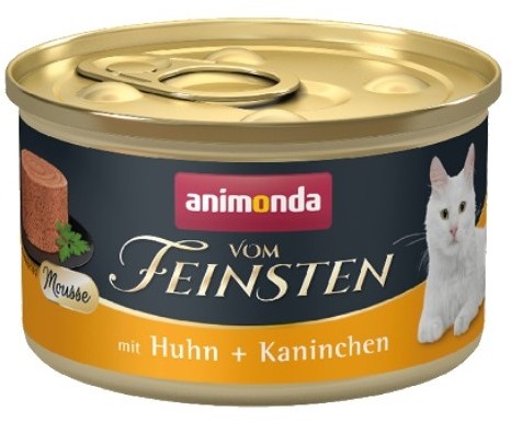 Animonda vom Feinsten Cat Adult Mus Kurczak + Królik puszka 85g
