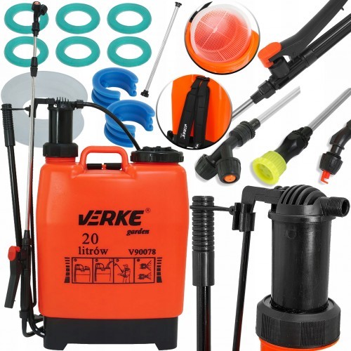 VERKE OPRYSKIWACZ RĘCZNY SPRYSKIWACZ CIŚNIENIOWY 20L V90078