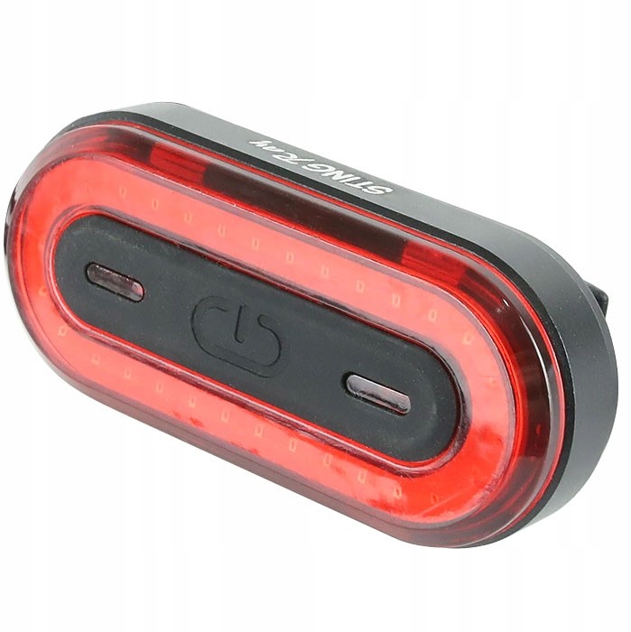 Lampka rowerowa tył Led Usb - 100 lm - 6 funkcji