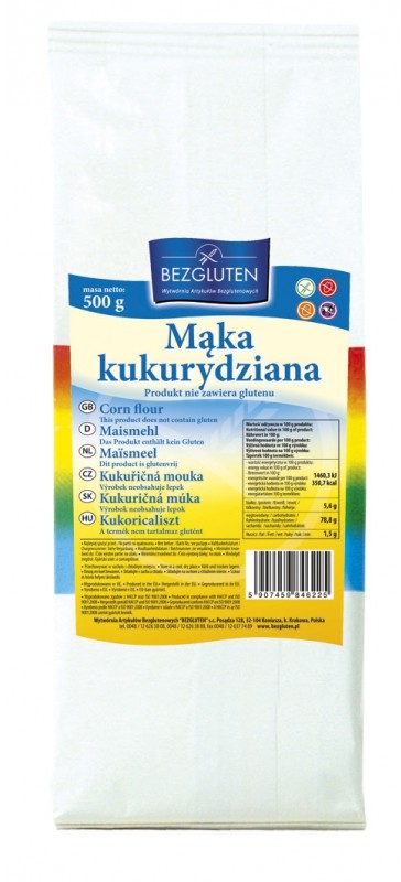 Bezgluten Mąka kukurydziana Bezglutenowa