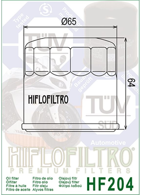 Hiflo Hiflo Filtro HF 204 HF204