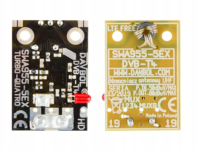 Wzmacniacz Antenowy Tv Dvb-t SWA-955-5EX 32dB
