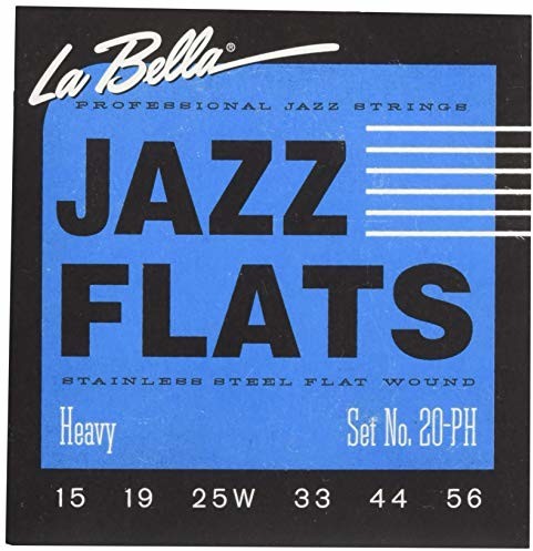 LaBella Labella L20PX struny do gitary elektrycznej, Flat Wound Extra Light 15/56 20PH