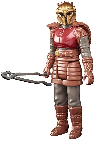 Hasbro Gwiezdne Wojny Kolekcja Retro The Armorer Toy 9,5 cm skala Gwiezdne Wojny: Mandaloriańska kolekcjonerska figurka akcji, zabawki dla dzieci w wieku od 4 lat F4458