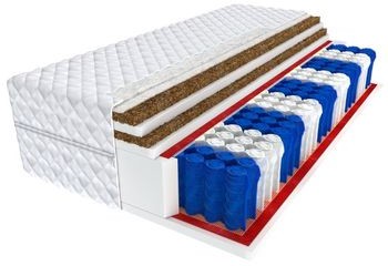Śpij zdrowo Materac HOME PLUS DOUBLE 120x200 pocket kokos