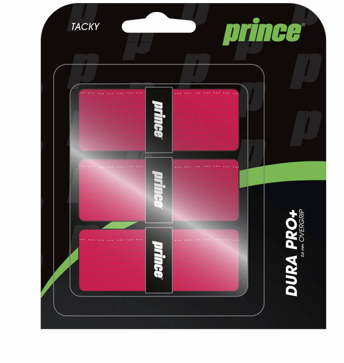 Prince owijka tenisowa DURAPRO+OG 3PK RED 8300338525384