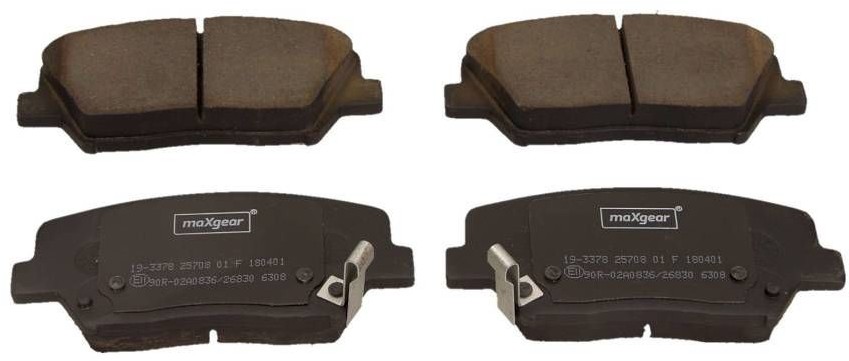 MaxGear Zestaw klocków hamulcowych, hamulce tarczowe 19-3378 19-3378