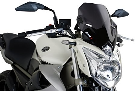 Puig 5026F przednia szyba naged New Generation Sport, ciemny dym 5026F