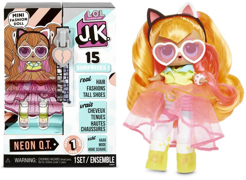 MGA Entertainment LOL Mini Fashion Doll lalka Neon Q.T 570776 570745E7C