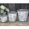 Chic Antique Osłonka w Starym Stylu w Kwiatki Tulle C 65418-00